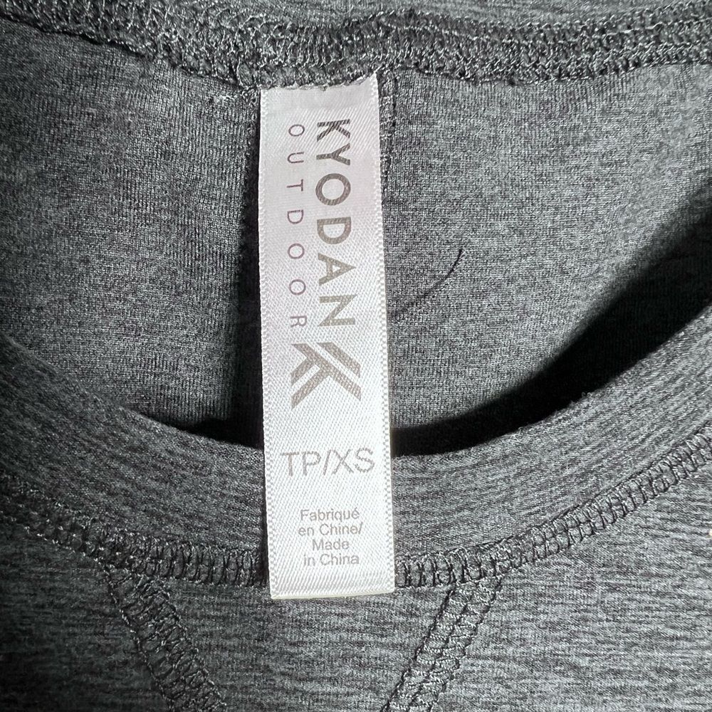 Kyodan Outdoor Women's dark grey short sleeve cinched waist dress Size XS - Picture 3 of 14